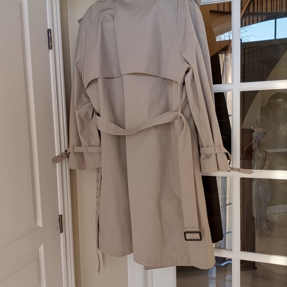 Moore’s Mens Trench Coat Tan size 44 short - Picture 12 of 13